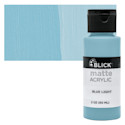 Blick Matte Acrylic - Blue Light, 2 oz bottle