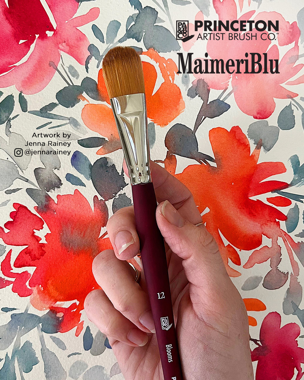 MaimeriBlu and Princeton Artist Brush, Jenna Rainey Artist Set