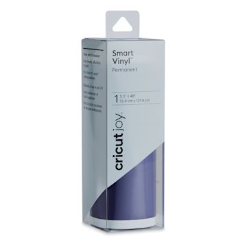 Open in modal - Cricut Joy Permanent Smart Vinyl - Ultraviolet, 5-1/2" x 48", Roll (In packaging)
