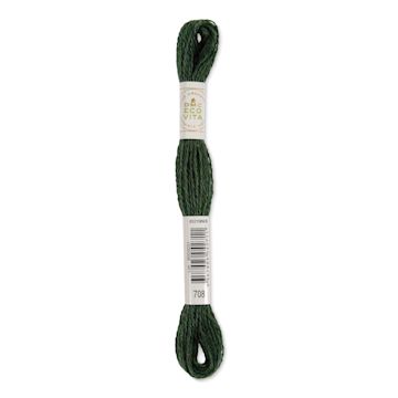 Open in modal - DMC Eco Vita Organic Wool Thread - Spruce Indigo, 17-1/2 yds