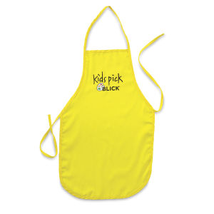 Blick Kids' Aprons - Large Yellow color apron shown