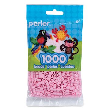 Open in modal - Perler Fused Bead Bag - Light Pink, Pkg of 1000 - front of packaging