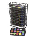 Richeson Tempera Cakes and Sets - Rack with 12,