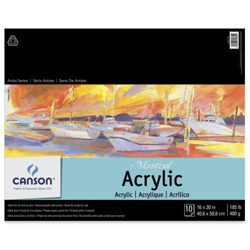 Canson Montval Acrylic Painting Pads 16 x 20