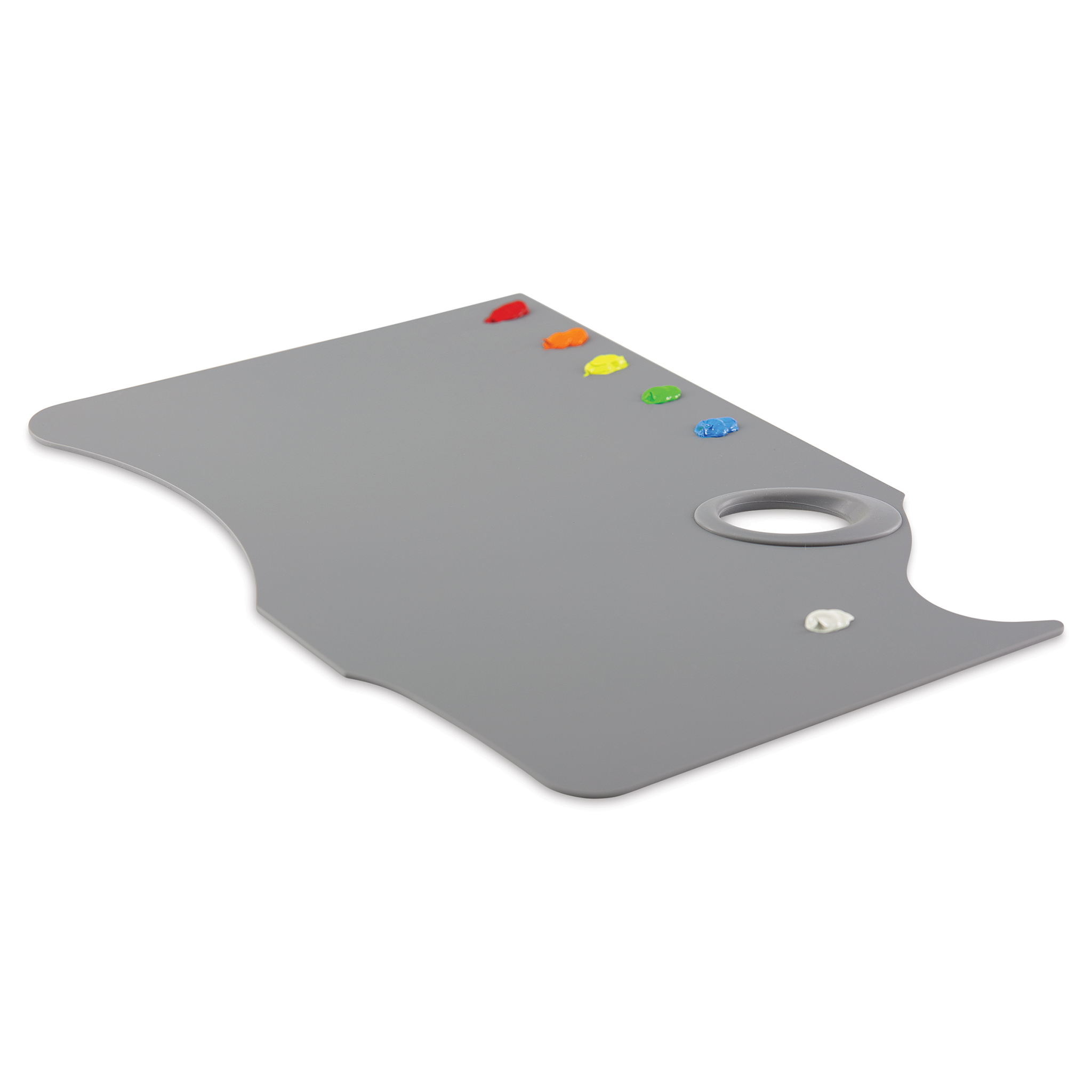 New Wave Easy View Grey Acrylic Palette - Tabletop, 9 x 12