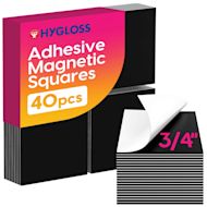 Hygloss Self-Adhesive Magnetic Squares
