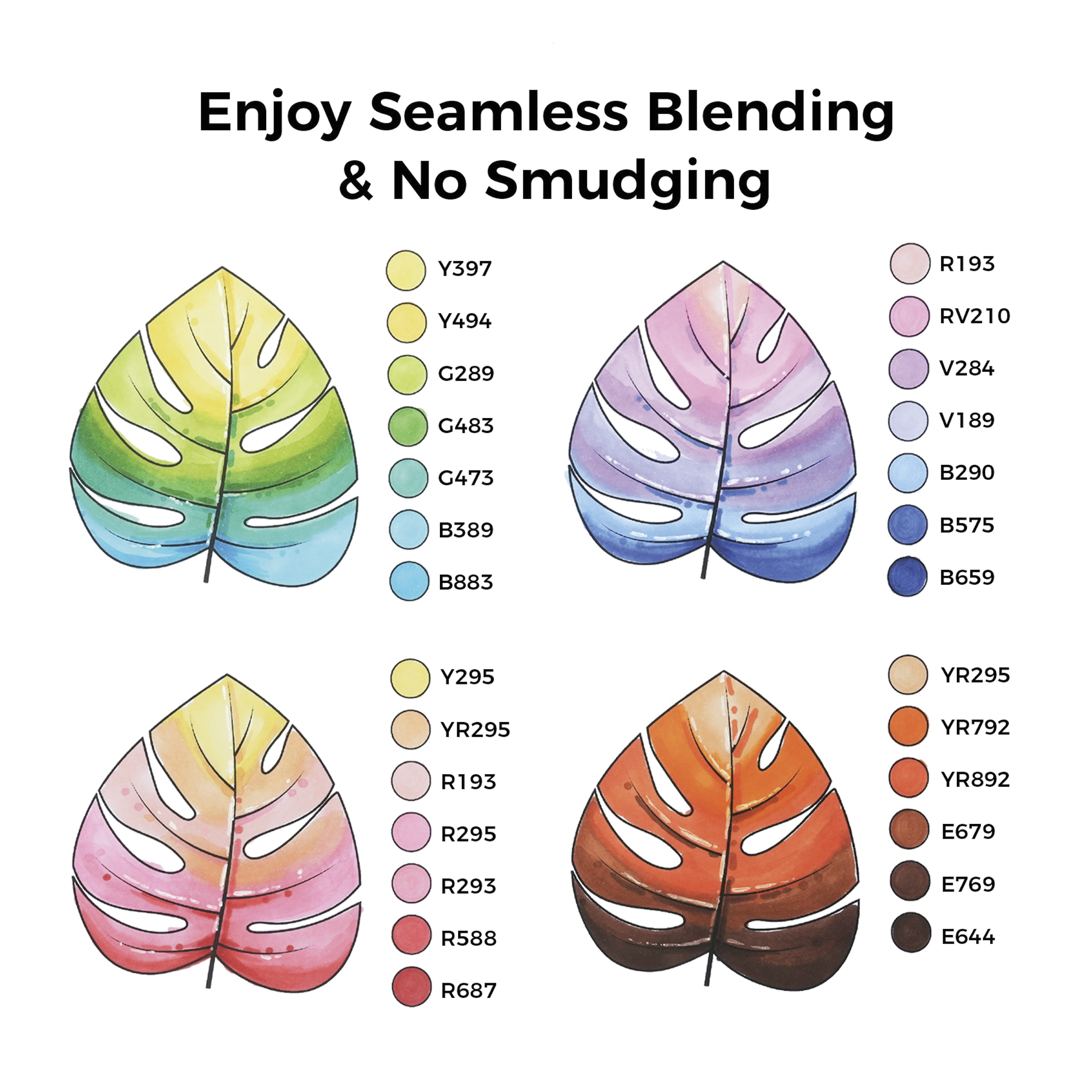 Ohuhu Oahu Dual-Tip Marker Set - Set of 120, Assorted Colors