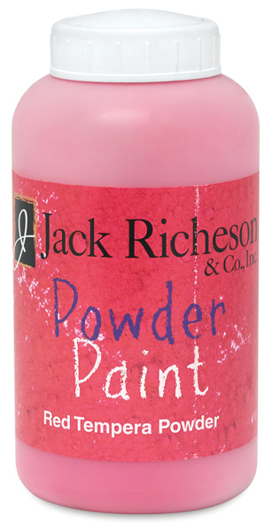Richeson Powder Tempera Paint - Black, 1 lb Jar