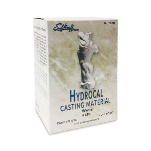 Sculpture House Hydrocal - 4 lb package of Hydrocal casting material shown at slight angle