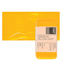 R&F Encaustic Paint Block - Cadmium Yellow Deep, 40 ml block