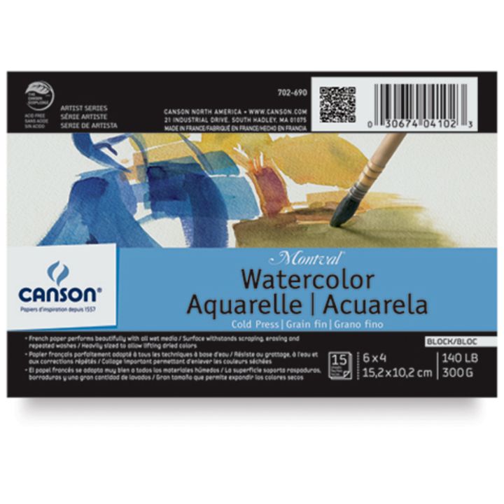 Canson MONTVAL WATERCOLOR 9x12 Pad Canson MONTVAL WATERCOLOR 9x12 Pad