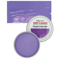Enkaustikos Hot Cakes Encaustic Wax Paint - Dioxazine Purple Light, 45 ml tin