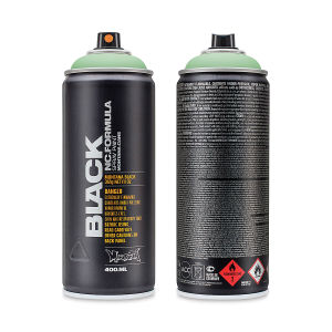 Montana Black Spray Paint - E2E Green, 400 ml can