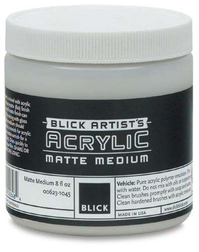 Blick Artists Acrylic Medium - Blick Acrylic Medium, Gloss, 8 oz