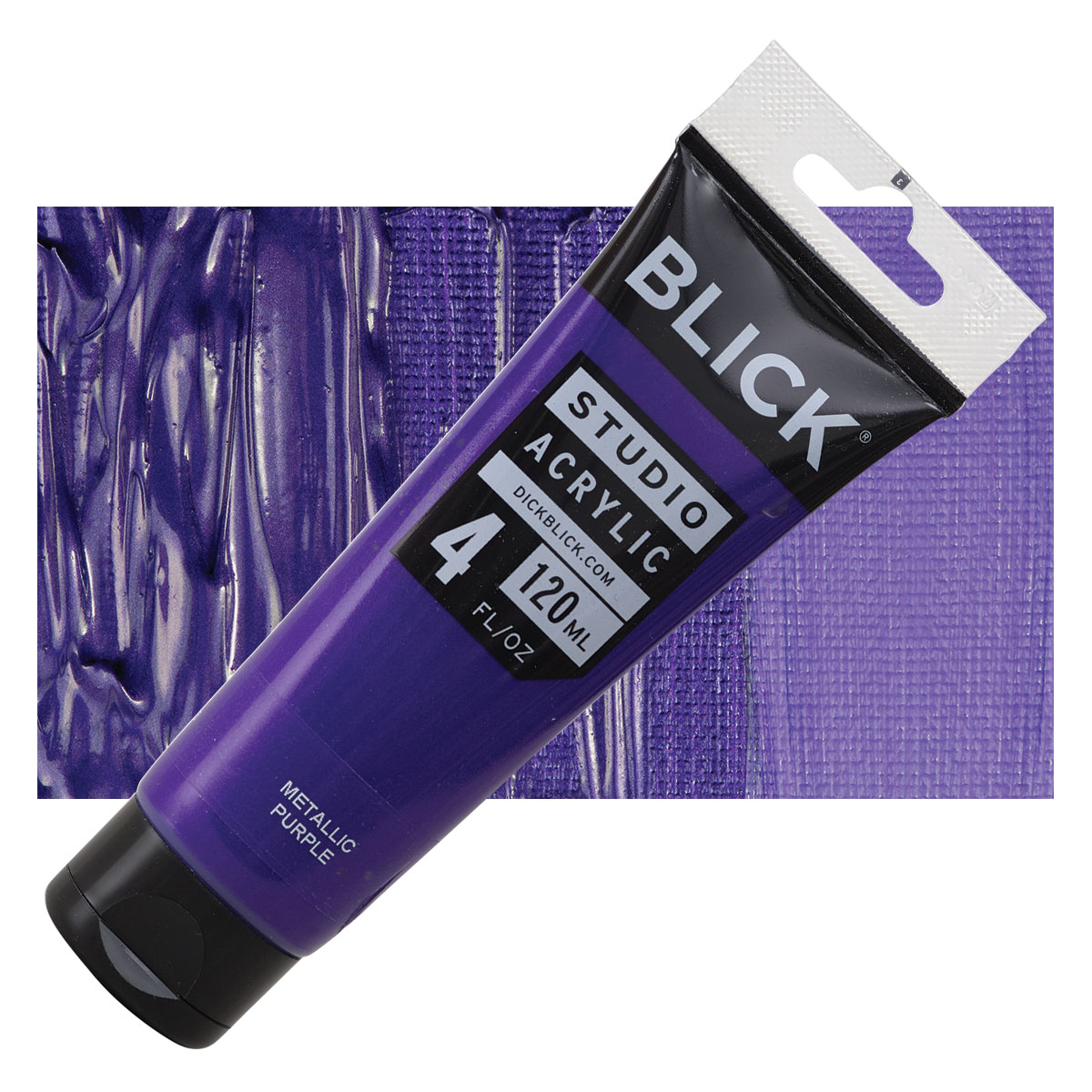 Blick Studio Acrylics - Silver Metallic, 4 oz tube