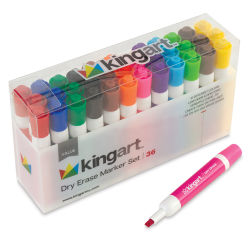 Kingart Dry Erase Markers - Pkg of 36