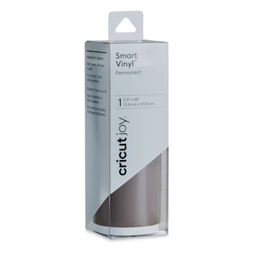 Open in modal - Cricut Joy Permanent Smart Vinyl - Coffee, 5-1/2" x 48", Roll (In packaging)