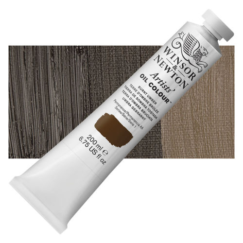 Winsor & Newton Artists' Oil Color - Burnt Umber, 200 ml tube