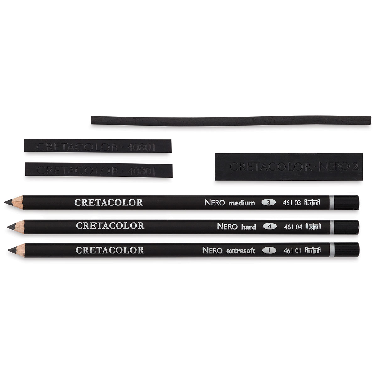 Dlicoda 24 Pcs Compressed Charcoal Sticks with Soft, Medium, Hard and White  Charcoal - Premium Drawing Charcoal Kit for Drawing, Sketching and Shading