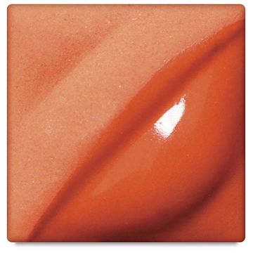 Open in modal - Amaco Lead-Free Velvet Underglaze - Flame Orange, 2 oz