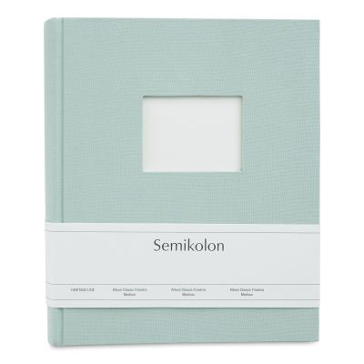 Semikolon Classic Medium Photo Album - Moss (front cover)