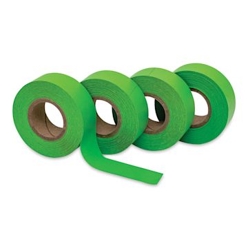 Open in modal - Col-R-Tone System Masking Tape Class Pack - 3/4" x 500", Green, Pkg of 4 rolls
