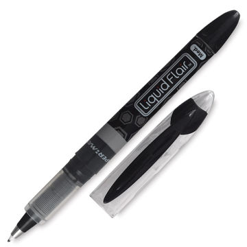 Medium Black Flair Pen @ Raw Materials Art Supplies