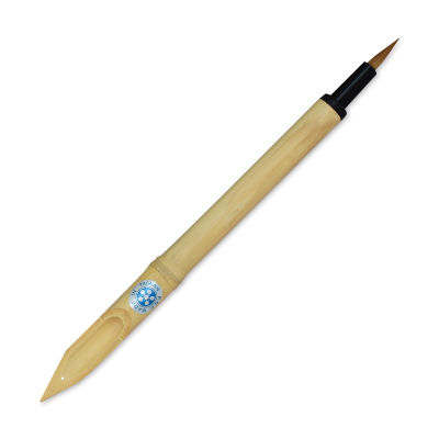 Yasutomo Bamboo Pen and Brush - 7-3/4" x 1/2" (top)