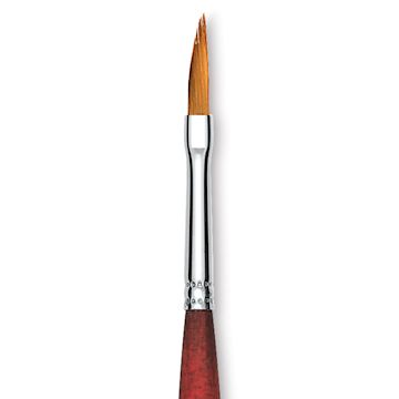 Open in modal - Princeton Velvetouch Series 3950 Synthetic Brush - Dagger Stipper, Mini, Size 1/4"