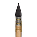 Isabey Original Siberian Blue Squirrel Brush - Quill Mop, Short Handle, Size 10