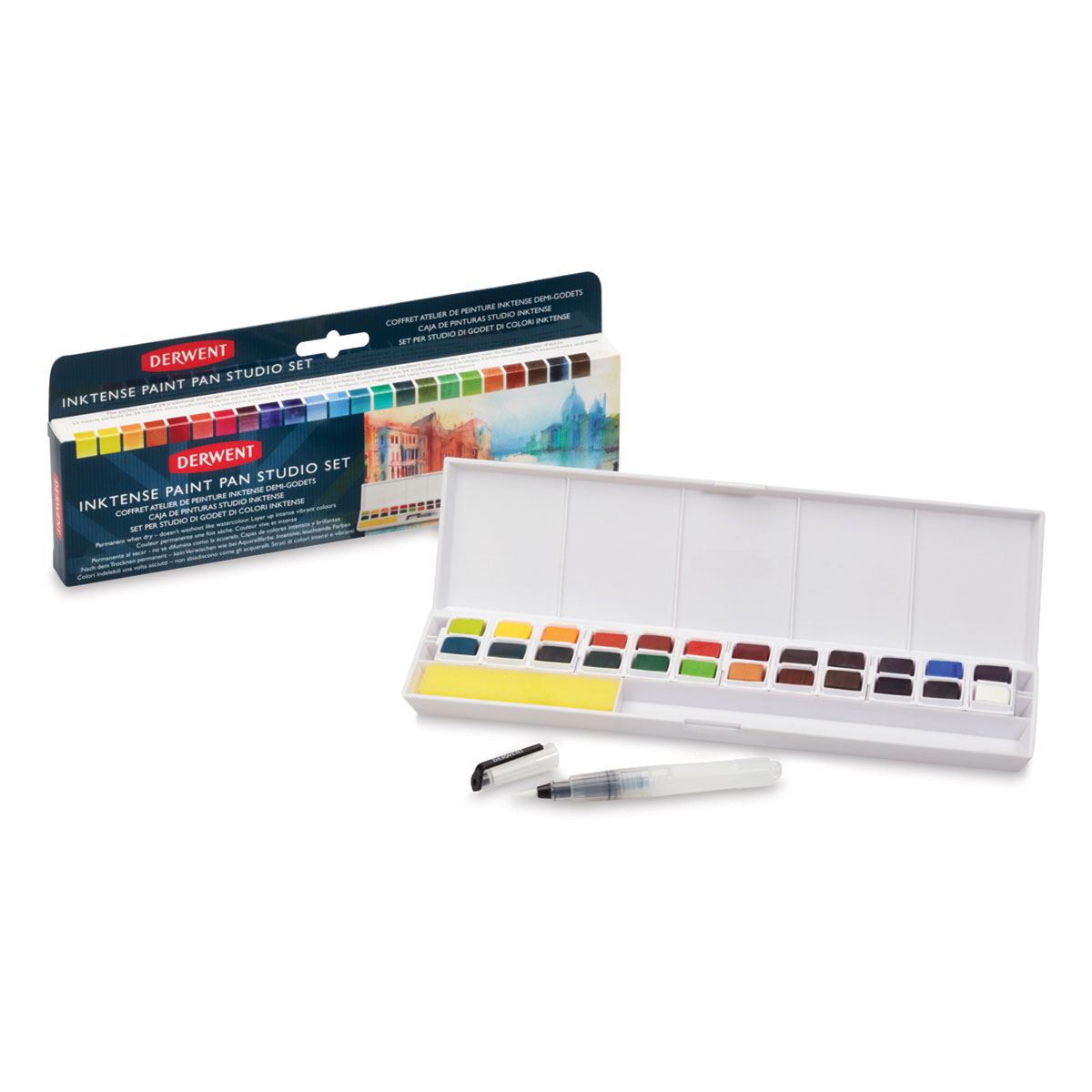 DERWENT Inktense 24-piece Colored Pencil Set - 9587632
