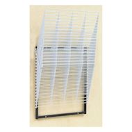 Compact 20-Shelf Wall Rack