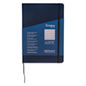 Fabriano EcoQua Plus Stitch-Bound Notebook - Navy, 5-4/5