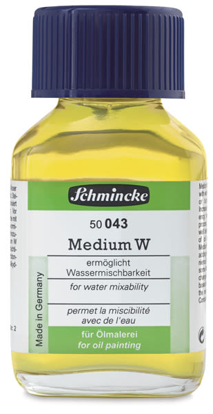 Schmincke Medium W - Front of 60 ml bottle