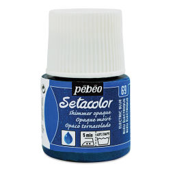 Pebeo Setacolor Fabric Paint - Electric Blue, Opaque, 45 ml bottle