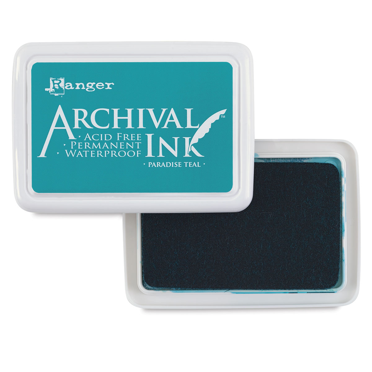 Ranger Archival Vermillion Red Permanent Dye Ink Stamp Pad & Re...