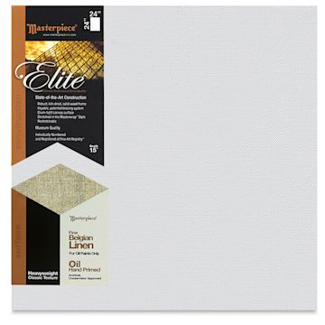 Open in modal - Masterpiece Elite Heavyweight Canvas - 24" x 24", Oil Primed