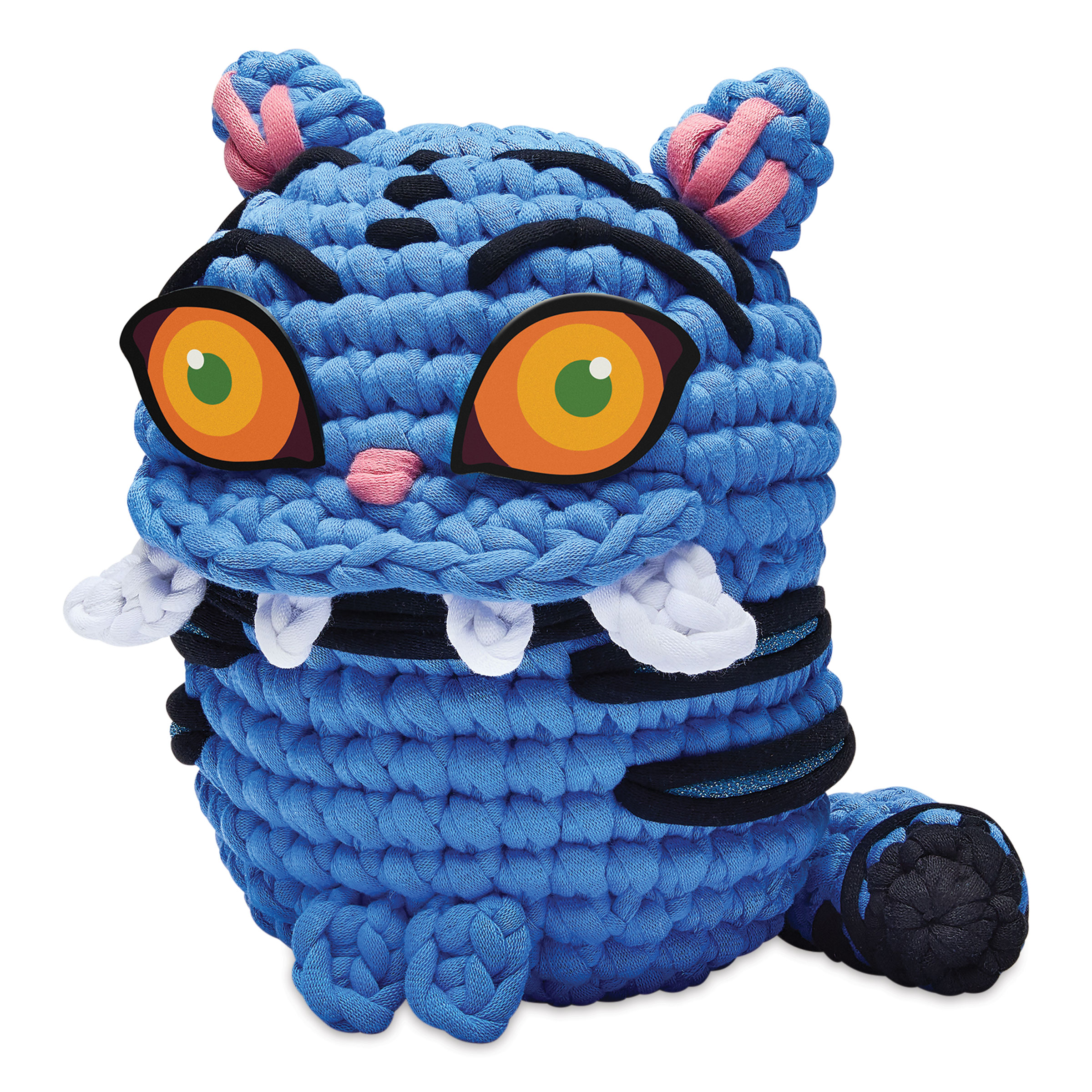 The Woobles Extra Squeezy Crochet Kit - Derpy the Tiger | BLICK