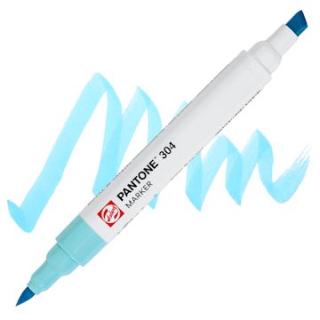 Open in modal - Pantone Dual Tip Marker - 304, swatch and marker