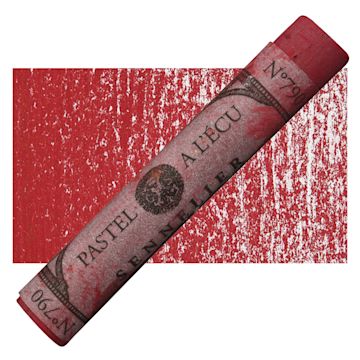 Open in modal - Sennelier Soft Pastel - Chinese Vermilion 790 pastel and swatch