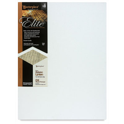 Masterpiece Elite Heavyweight Oil Primed Linen Canvas - Front view with label