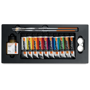 Royal Talens Cobra Water Mixable Oil Color Sets - Combo Set, Set of 10  colors, 40 ml tubes