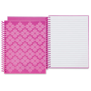 Kate Spade New York Spiral Notebook - Neon Pink (Cover and lined page)