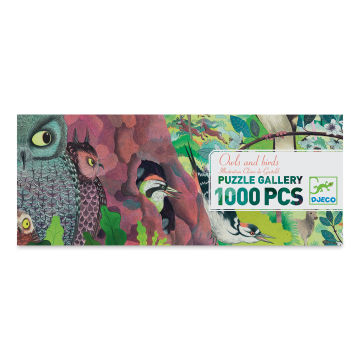 Djeco Gallery Puzzle - Owls and Birds, 1000 Pieces (Front of packaging)