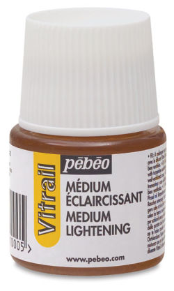 Pebeo Vitrail Paint - Lightener Medium 45 ml bottle shown