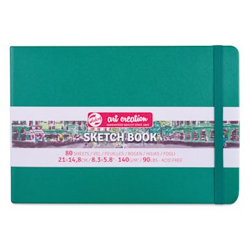 Open in modal - Royal Talens Art Creations Sketchbook - 5.8" x 8.3", Forest Green, front