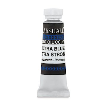 Open in modal - Marshall's Photo Oil Color - Ultramarine Blue Extra Strong, 1/2" x 2" Tube