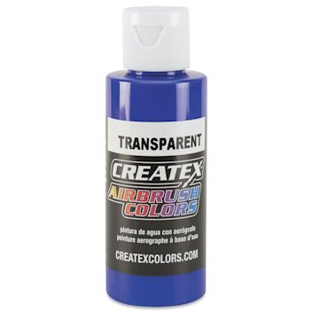 Open in modal - Createx Airbrush Color - 2 oz, Transparent Ultramarine Blue
