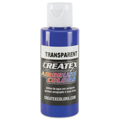 Createx Airbrush Color - 2 oz, Transparent Ultramarine Blue