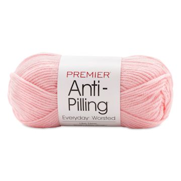 Open in modal - Premier Yarn Anti-Pilling Everyday Worsted Yarn - Baby Pink, 180 yards